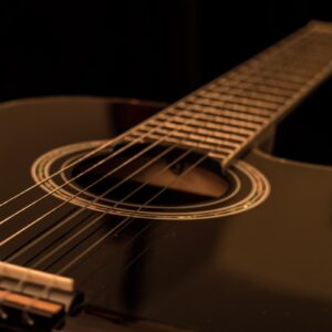 Black  Acoustic Guitar