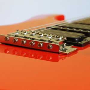 Orange Electric Guitar